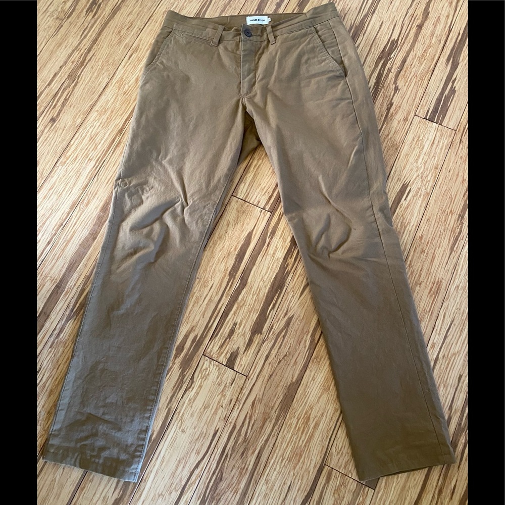 Taylor Stitch Traveller chino slim size 32 British Khaki